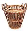 Wicker storage baskets