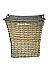 Wicker laundry baskets