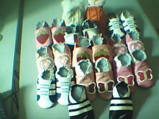 soft soled leather infants shoes