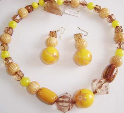resin jewelry set