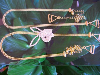 Diamante bra straps/rhinestone bra straps
