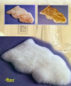 Lambskin rug