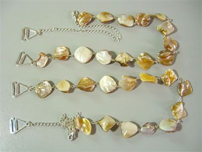 natural seashell bra straps