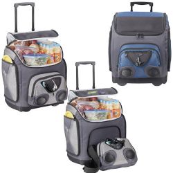 Rolling Cooler Bag with Radio/Speaker