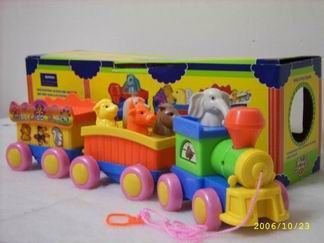 Pull Toys of Animal Train