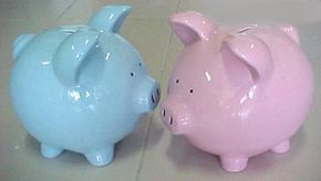 ceramic piggy bank