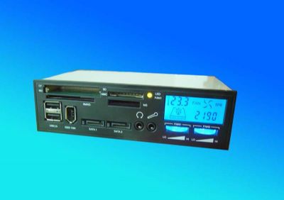 internal card reader (with SATA, IEEE1394 & LCD Display)