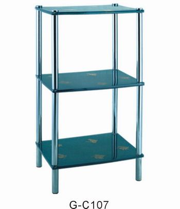 Resin bathroom shelf