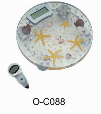 Resin bathroom scale