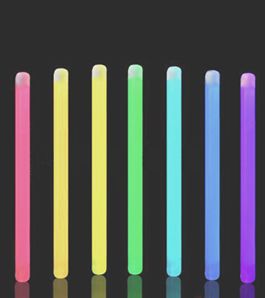 6 inch taper shape glow sticks