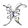 Fashion Jewelry - Silver Dream Silver Butterfly Brooch 003