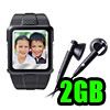 NEW MP4 Watch (NXV) MP3 Video Photo Flash Disk Record 2 GB
