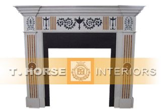 marble fireplace