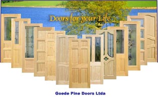 Clear and Knotty Pine Doors
