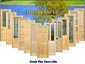 Clear and Knotty Pine Doors