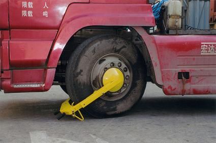 STD alarming wheel clamp(tire clamp)