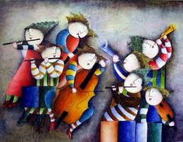 Oil Paintings - Children gc001