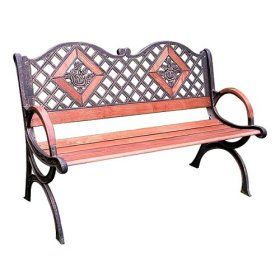 Rose Garden Park Bench