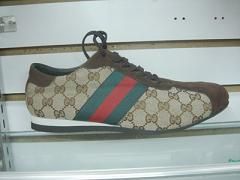 sport shoes and leather shoes