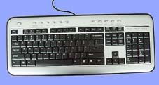 Wired Ultra Slim & Multimedia keyboard LK-0701-w