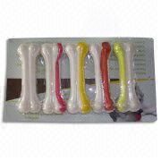 Multicolored Striped Pressed Bones