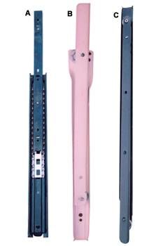 telescopic drawer channel