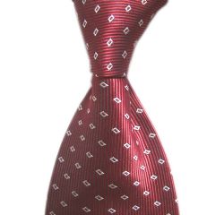Burgundy / Silver Accents Armani Necktie - men's Tie