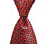 Red / Blue accents Armani necktie-men's  Tie