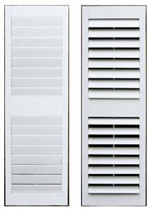 Wooden Louvered Doors