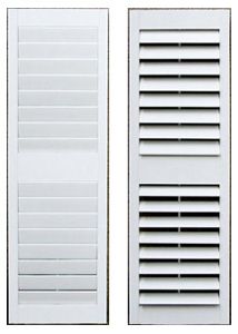 Wooden Louvered Doors