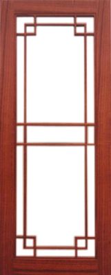 Wooden Glass Door