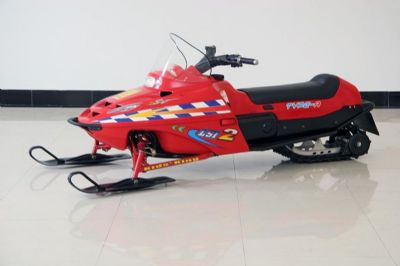 snowmobile red