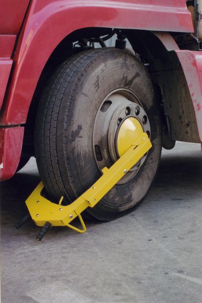 police alarming wheel lock