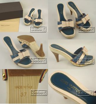 Louis Vuitton high heel slipper 11037