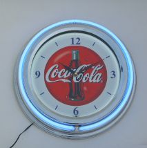 neon clock