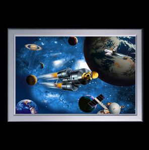 motional light box 3D 