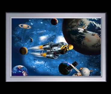 motional light box 3D 