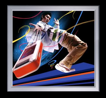 motional light box 3D 