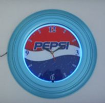 neon clock
