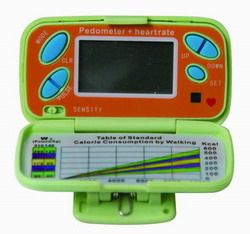 Calorie M238B Pedometer With Cardiotachometer