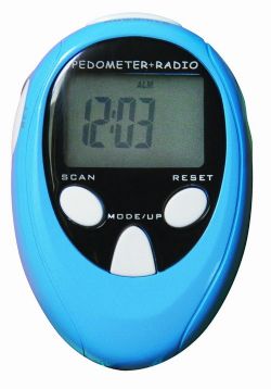 M333C Stopwatch Pedometer with FM radio