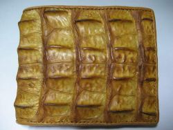 Genuine Crocodile Leather Bifold Wallet