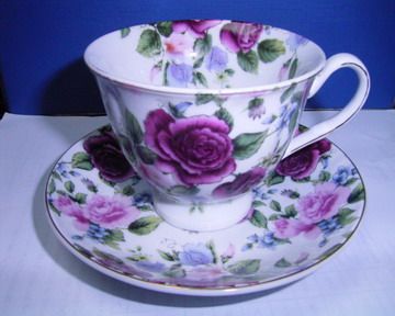 200CC TEA CUP AND SAUCER SET