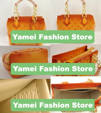 Louis vuitton orange monogram vernis bag M95294