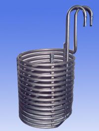 titanium spiral pipe and titanium cooling coil