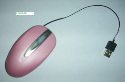Unidirectional retractable optical mouse