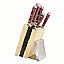 6 pcs Kitchen Knife Block Set